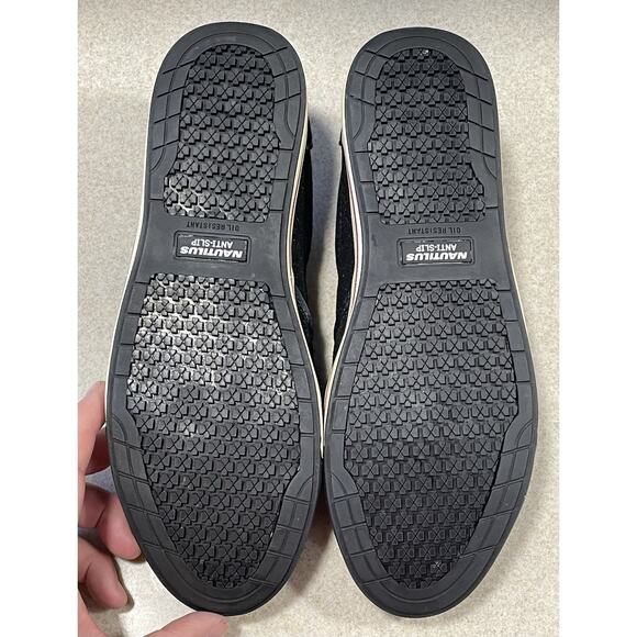 New Nautilus Work Shoes Women’s 9.5 Westside Steel Toe Slip Resistant Blk Canvas - Picture 7 of 12